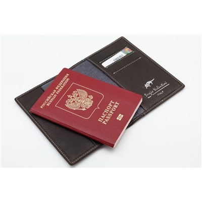 Женская кожаная обложка для паспорта Sergio Valentini СВ 8036-005/2
