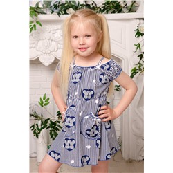 Платье для девочки 5119 Синий
