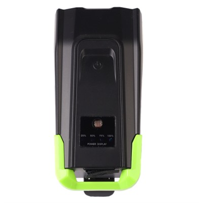Фонарь передний  интеллектуальный COMIRON "SMART4" ABS; свет: 2xT6, 800lm; 4000 mAh USB ближний/дальний свет, сигнал 120Дб. 5 режимов зелёный /уп 100/