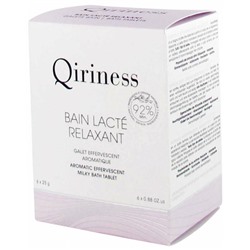 Qiriness Bain Lact? Relaxant Galet Effervescent Aromatique 6 Galets
