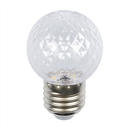 LED-D45-1W/6000K/E27/CL/С PINEAPPLE Лампа декоративная светодиодная. Форма "Ананас", прозрачная. Дневной свет (6000K). Картон. ТМ Volpe