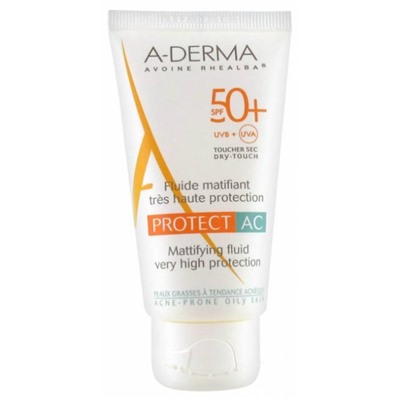 A-DERMA Protect AC Fluide Matifiant Tr?s Haute Protection SPF50+ 40 ml