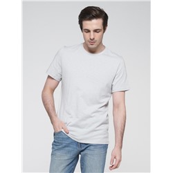Фуфайка (футболка) мужская 201-13004/2; ХБ14-4102 светло серый