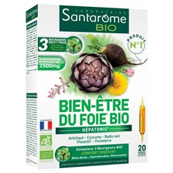 Santarome Bio Bien-?tre du Foie Bio 20 Ampoules