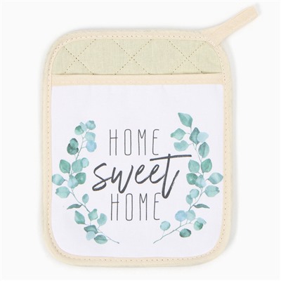 Набор подарочный Home sweet прихватка-карман, полотенце, лопатка
