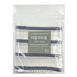 Мочалка-варежка для лица и тела из вискозы с рисунком (жёсткая) 14 см х 16 см Sungbo Cleamy, Корея Акция