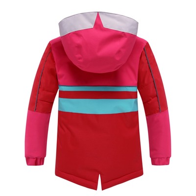 Горнолыжный костюм детский Valianly красного цвета 9006Kr