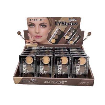 Тени для бровей Any Lady Eyebrow Powder (ряд 4шт)