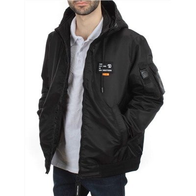 8734L BLACK Куртка мужская демисезонная (100 гр. синтепон)