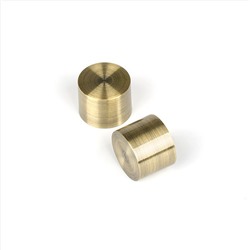 Комплект заглушек для карниза, золото антик, диаметр 16 мм (df-100163)