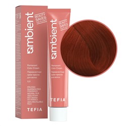 TEFIA Ambient 8.47 Перманентная крем-краска для волос / Светлый блондин медно-фиолетовый, 60 мл