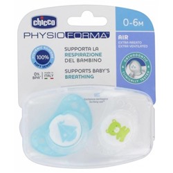 Chicco Physio Forma Air 2 Sucettes Silicone 0-6 Mois