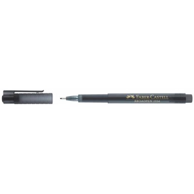Капиллярные ручки Broadpen 1554, серый, 0,8 мм, в картонной коробке, 10 шт