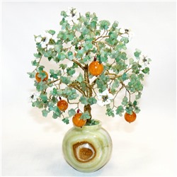 Апельсиновое дерево счастья из авантюрина, оникса и перламутра - для ОПТовиков