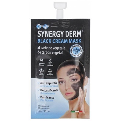 Incarose Synergy Derm Black Cream Mask au Charbon V?g?tal 15 ml