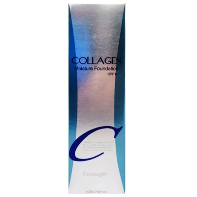 Увлажняющая тональная основа с коллагеном Collagen Enough SPF 15 (13 светлый беж), Корея Акция