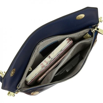 Женская кожаная сумка 6036-1 BLUE