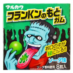 Жевательная резинка Франкенштейн со вкусом лимонада Marukawa, Япония 11,1 г Акция
