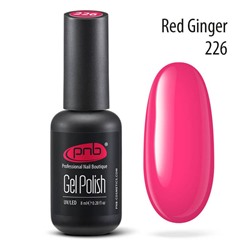 Гель-лак PNB 226 Red Ginger 8 мл