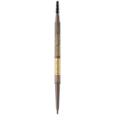Eveline Micro Precise Brow Pencil Водостойкий карандаш для бровей №02 Soft Brown (*6*36)