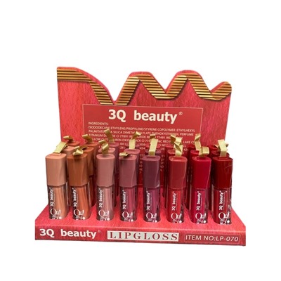 Набор жидких матовых помад для губ 3Q Beauty On The 7! Lip Gloss (ряд 12шт)