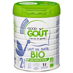 Good Go?t Lait de Suite Bio 2 De 6 ? 12 Mois 800 g