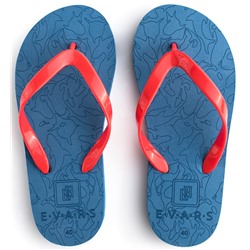 Пляжная обувь EVARS Marine Sharks синий/красный