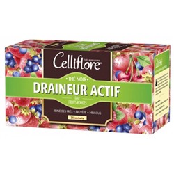 Celliflore Draineur Actif Th? Noir 25 Sachets