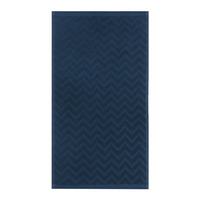 Полотенце махровое LoveLife Zig-Zag, 70х130 см, цвет голубая ель, 100% хл, 450 гр/м2