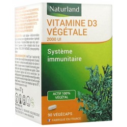 Naturland Vitamine D3 V?g?tale 90 V?g?caps