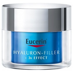 Eucerin Hyaluron-Filler + 3x Effect Gel-Cr?me Soin de Nuit Booster d Hydratation 50 ml