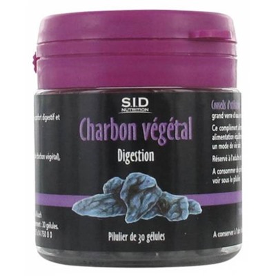 S.I.D Nutrition Digestion Charbon V?g?tal 30 G?lules