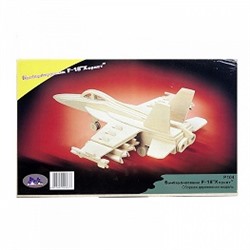 Сборная деревянная модель Бомбардировщик F-18 Хорнет VGA.P104
