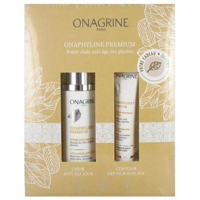 Onagrine Onaphyline Premium Cr?me Anti-?ge Jour 40 ml + Contour des Yeux Anti-?ge 15 ml Offert