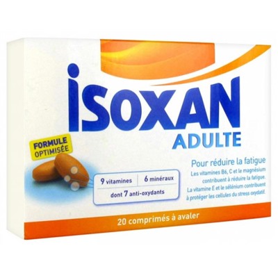 Isoxan Adulte 20 Comprim?s ? Avaler