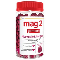 Mag 2 Gommes Nervosit? Fatigue Framboise 45 Gummies
