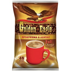 Кофе растворимый Golden Eagle 3в1 (упаковка 50шт)