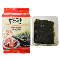 Морская капуста со вкусом корейского Кимчи Furmi Kim (10 листов), Корея, 5 г. Акция