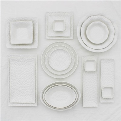 Блюдо керамическое сервировочное «Воздушность», 30,5×17 см, цвет белый