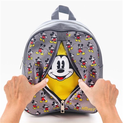 Рюкзак детский "Mickey", на молнии, 23х27 см, Микки Маус и друзья
