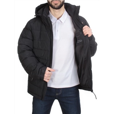 4016 BLACK Куртка мужская зимняя ROMADA (200 гр. био-пух)