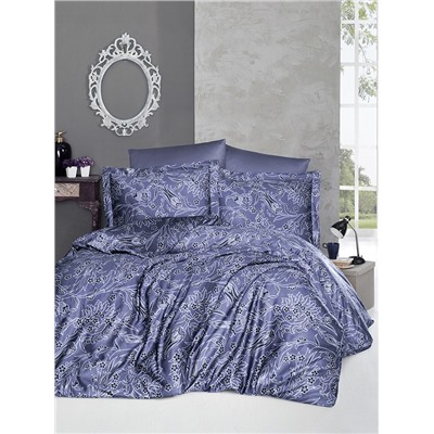 КПБ FIRST CHOICE Cotton Satin Equal Indigo LRS-386