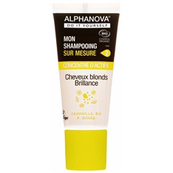 Alphanova DIY Mon Shampoing Sur Mesure Concentr? d Actifs Cheveux Blonds Brillance Bio 20 ml