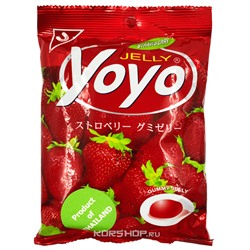 Желейные конфеты с фруктовым соком Клубника YoYo, Таиланд, 80 г Акция