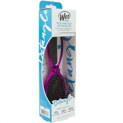 Расчёска для спутанных волос раскладная с зеркалом Wet Brush PINK