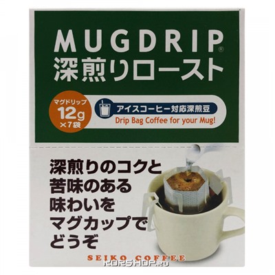 Молотый кофе Mug Drip Seiko Coffee (дрип-пакеты), Япония, 84 г Акция