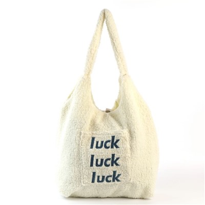 Женская меховая сумка шоппер Мех-13 Luck