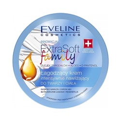 Eveline  Extra Soft  Крем 175мл Family Инт. увл. успок. д/лица и тела(*2*12)