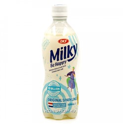 Газированный кисломолочный напиток Milky be Happy OKF, Корея, 500 мл