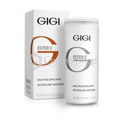 GiGi Ester C Daily Rice Exfoliator 2% Salicylic Acid 200ml/ Пилинг-пудра Эксфолиант для очищения и осветления кожи 2% салициловой кислоты 200мл